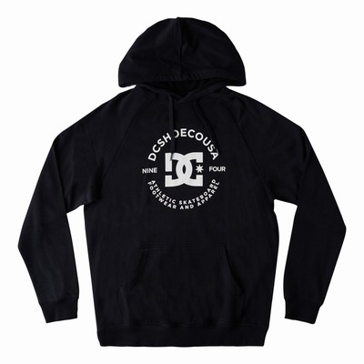 DC Star Pilot Men's Black Sweatshirts & Hoodies Australia ELD-935